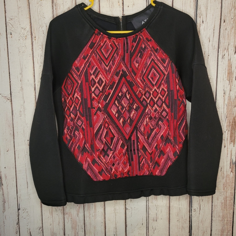 NWOT ASTIER NY Graphic Print Crewneck Sweatshirt